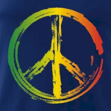 Peace symbol paint