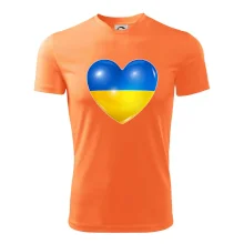 Ukrajina srdce vlajka