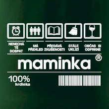 Čárový kód tatínek / Maminka