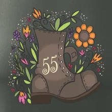 Stará bota 55