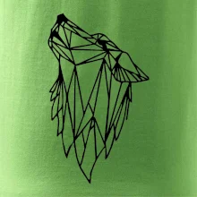 Geometrie - vlk - vyjící
