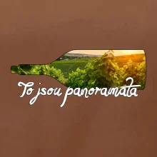 To jsou panoramata vinice