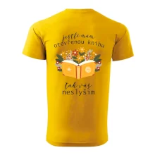 Jestli mám otevřenou knihu, tak vás neslyším