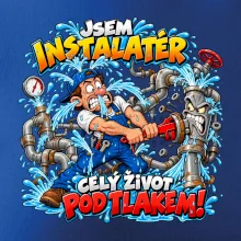 Instalatér celý život pod tlakem komiks