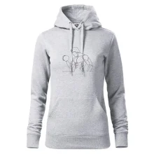 Fitness muž jedním tahem