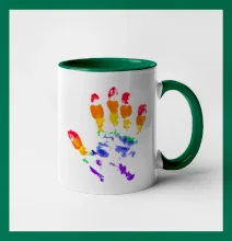LGBT hand print