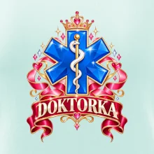 Doktorka - stuhy a kříž