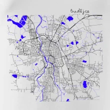 Budějce  - Mapa s vodními toky Budějce  - Mapa s vodními toky