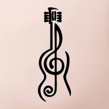 Houslový klíč kytara