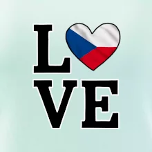 Love Česká vlajka