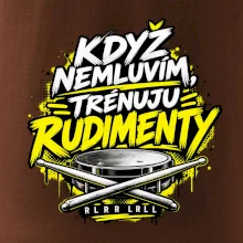 Když nemluvím trénuju rudimenty - bubenické paličky