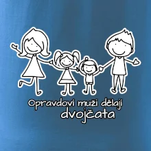 Opravdoví muži dělají dvojčata - holka kluk