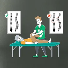 Fyziologické zakřivení páteře