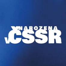 Nápis - Narozena v ČSSR