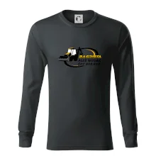 Bagrista v kruhu - vlastní nápis