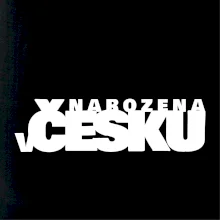 Nápis - Narozena v Česku