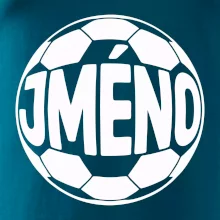 Jméno ve stylu fotbalového míče - Vaše jméno