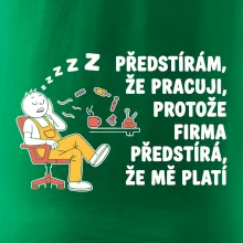 Dělník - Předstírám že pracuji, protože firma předstírá, že mě platí