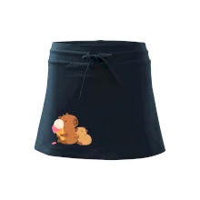 Kapybara se zmrzlinou