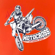 Motocross extreme sport fire