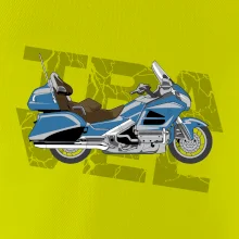 Cestovní motorka Amerika modrá