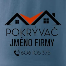 Tričko pro pokrývače - Dvě střechy