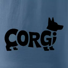 Corgi nápis v těle