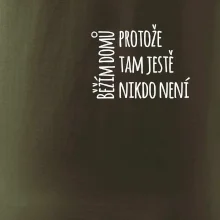 Běžím domů protože tam ještě nikdo není - na prsu