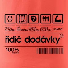 Čárový kód - řidič dodávky