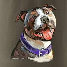 Americký stafordširský teriér  kreslený