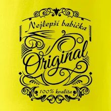 Vintage nejlepší babička  100% kvalita