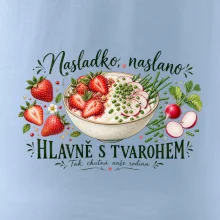 Nasladko naslano hlavně s tvarohem