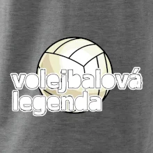 Volejbalová legenda - bílé písmo