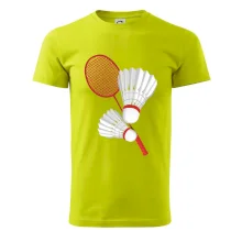 Badminton - pálka a košík