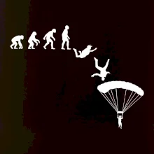 Evoluce parašutista seskok