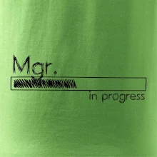 In progress titul Mgr.  magistr / magistra