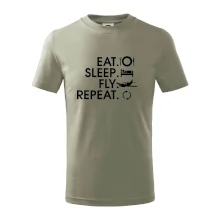 Eat sleep fly repeat