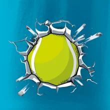 Tenisový míč v triku