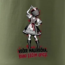 Streetart - Večer malérečka, ráno léčím opicu