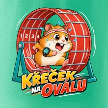 Běžecký křeček na oválu