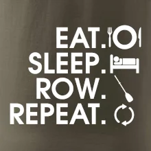 Eat sleep row repeat