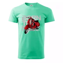 Scooter born to ride red