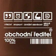 Čárový kód - Obchodní ředitel