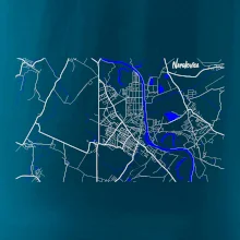 Neratovice - Mapa s vodními toky