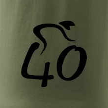 Cyklista slaví čtyřicítku (40)