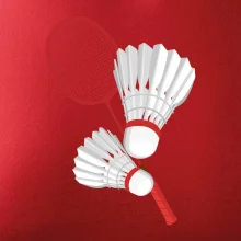 Badminton - pálka a košík