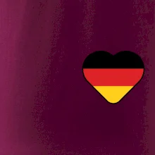 Germany love malé - Německá vlajka