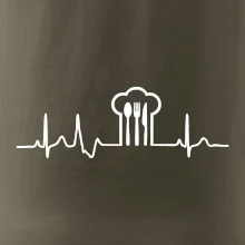 EKG kuchař čepice a příbory