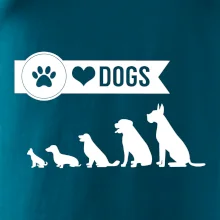 I love dogs - tlapka