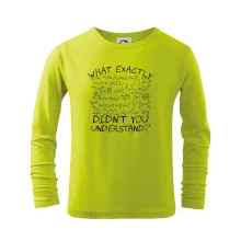 What exactly didnt you understand Chemistry